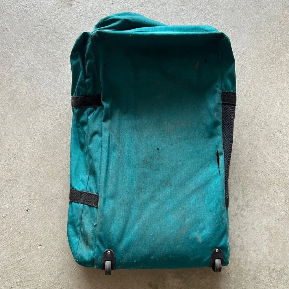 Vintage 90s LL Bean Rolling Duffle Bag Large 34